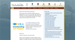 Desktop Screenshot of nicholasville.org