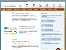 Tablet Screenshot of nicholasville.org